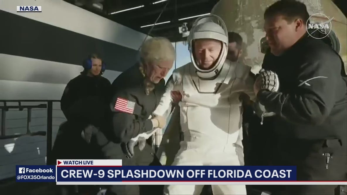 Suni and Butch return home to Earth